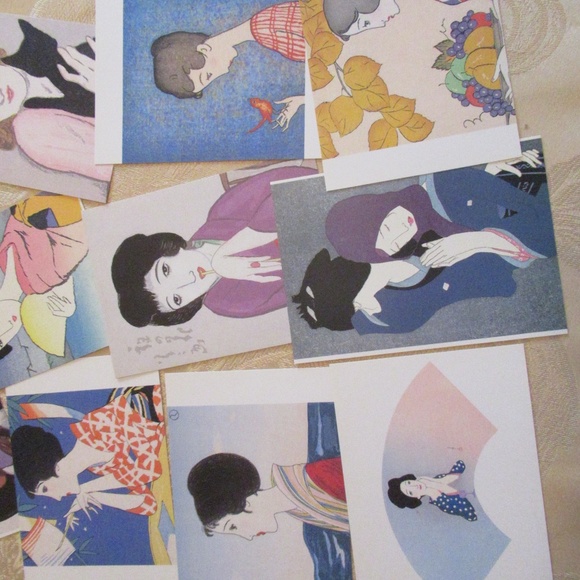 Collection 12 Japanese Post cards - Picture 5 of 7